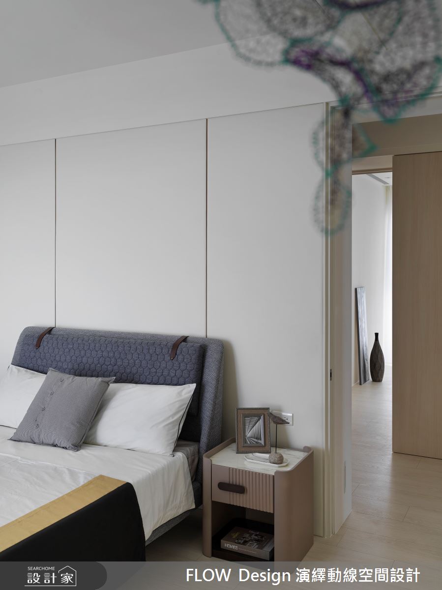 私領域藉由門與廊道的開放與封閉調整使用模式,既能保有每位家庭成員的隱私空間,也能促進親子間的互動。