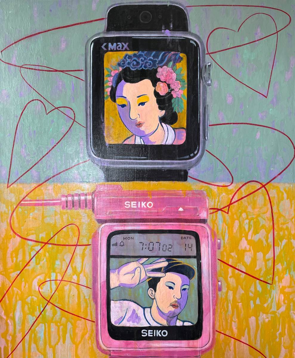 張簡士揚作品《跨時空網戀》