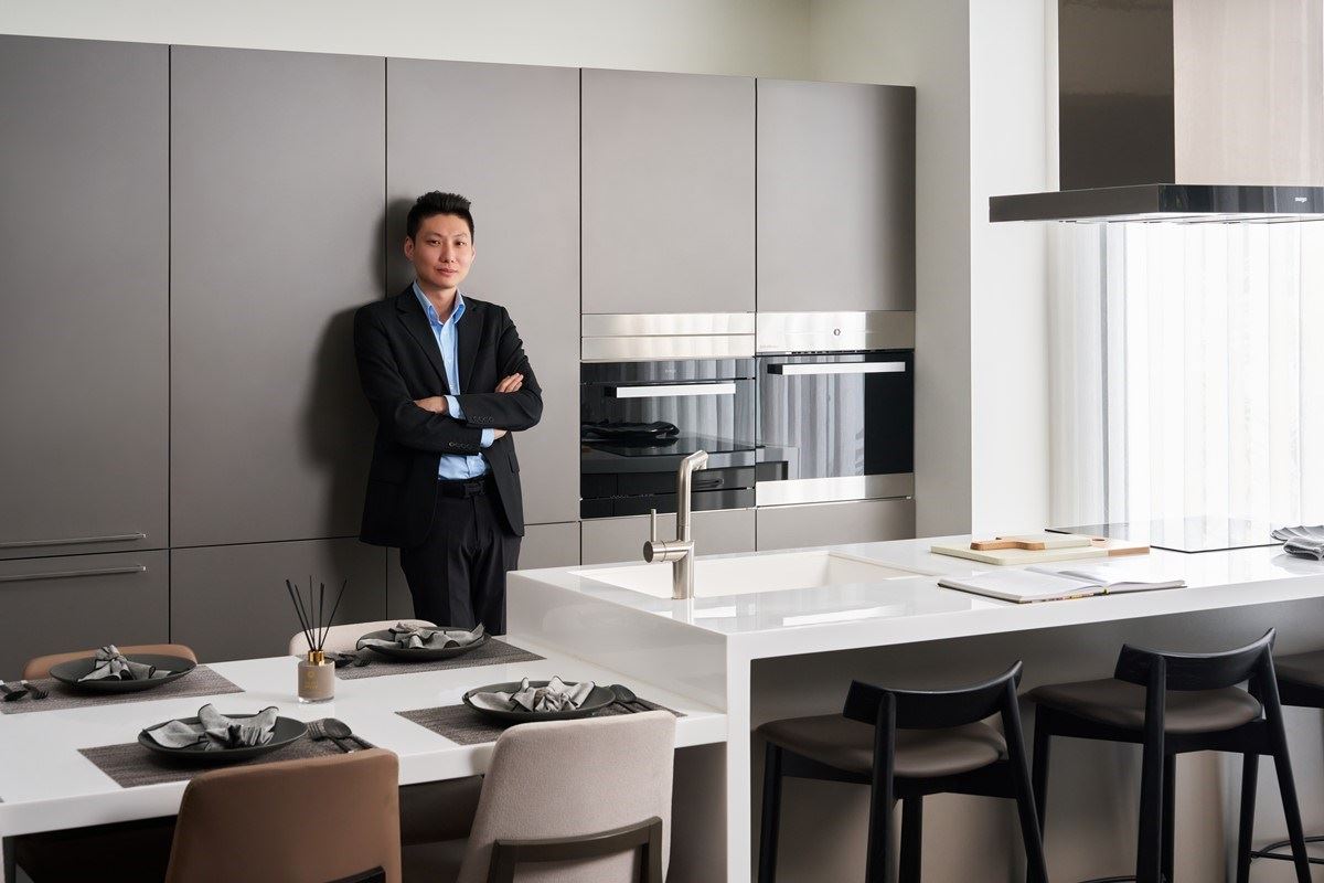 興富發建設的鄭鈞方特助,分享廚房選擇的意義。