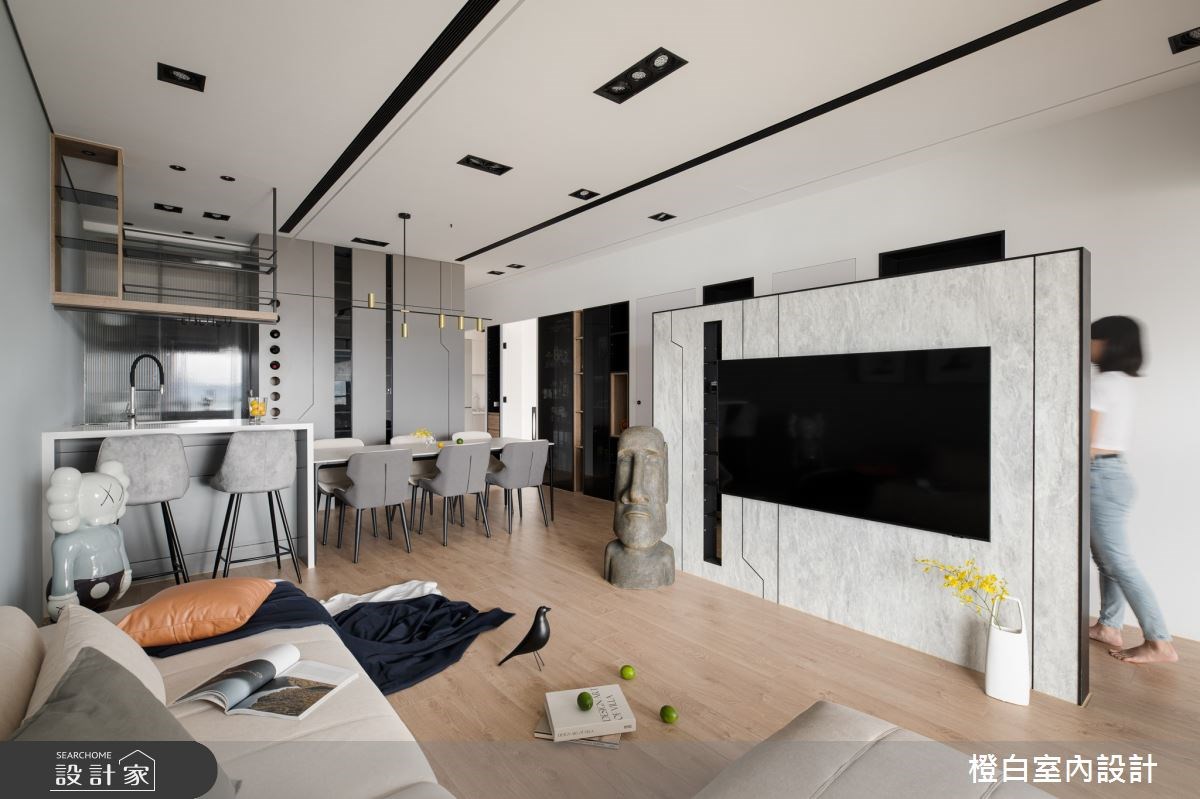 看更多半高電視牆美圖