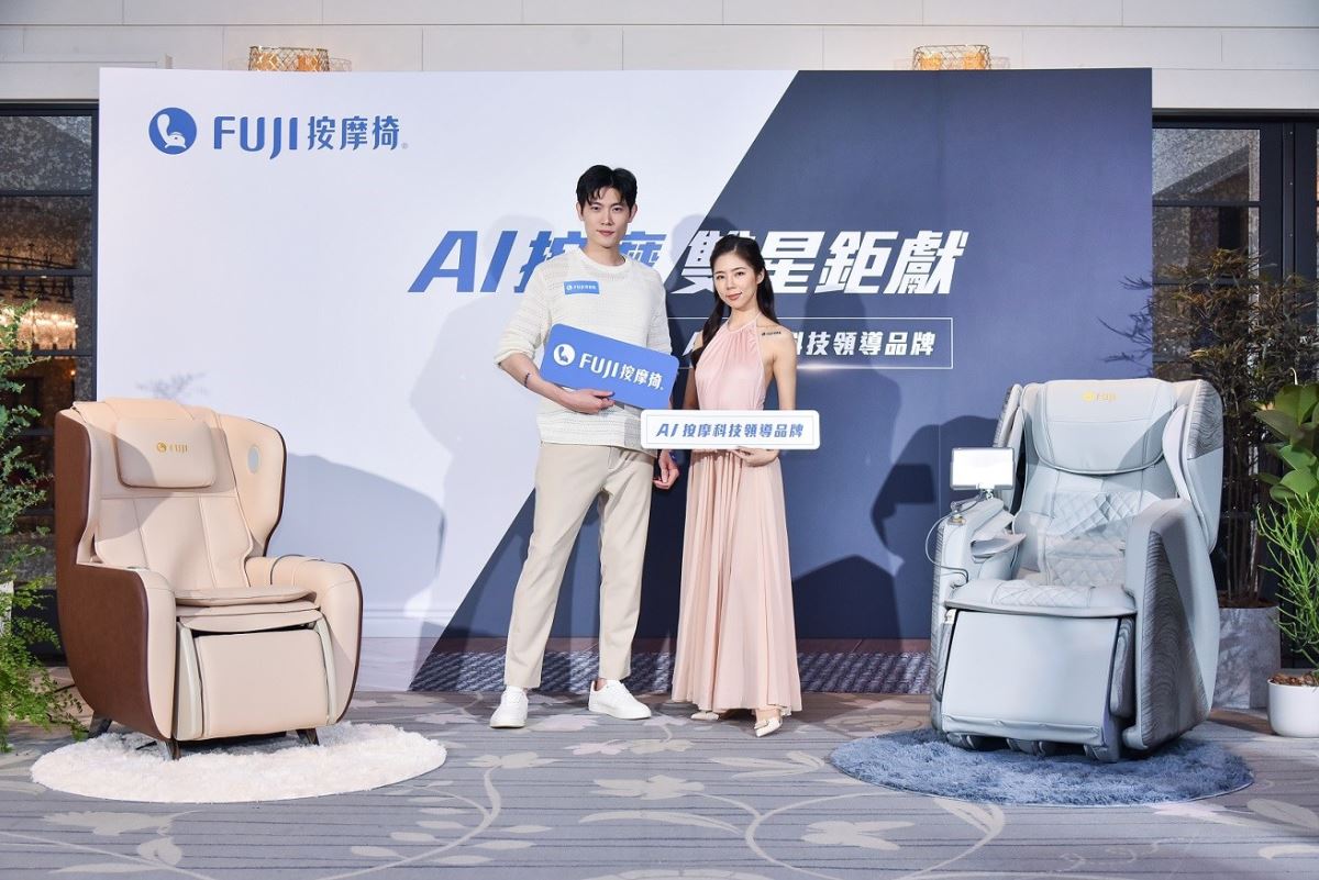 【FUJI 雙 AI 摩術椅】AI 雙摩球技術宛如真人手感勁道,溫感按摩呵護肌肉的每一寸疲憊 ( FUJI 提供 )