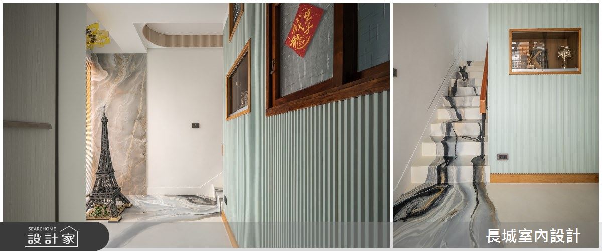 老屋改造融入藝術創作,為巷弄帶來色彩與趣味性