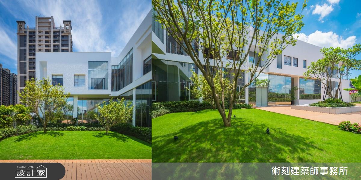 保留近10米的綠帶,打造少有的綠意盎然,用最舒適的姿態歡迎附近居民前來放鬆、休憩。