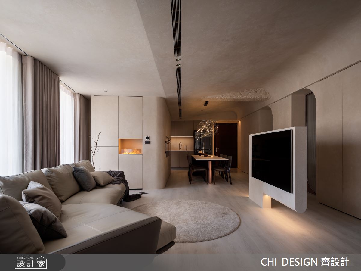 270度的採光,打亮整個空間。