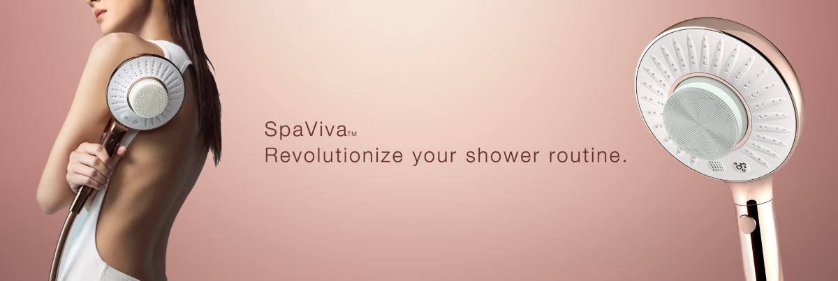 榮獲今年 IF 設計獎的 SpaViva 多功能美肌手持花灑,以其獨特的創新設計提供一站式的居家清潔護理解決方案。
