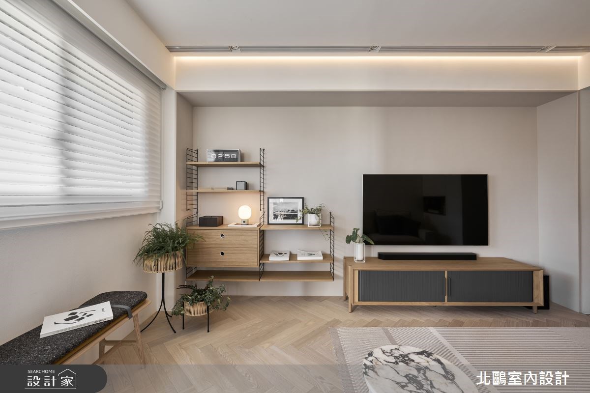 看此案更多客廳財位櫃子設計