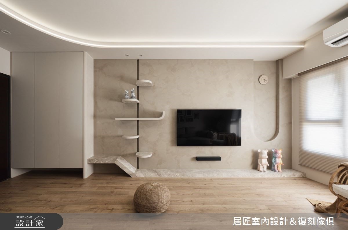 看更低底座電視櫃設計美圖