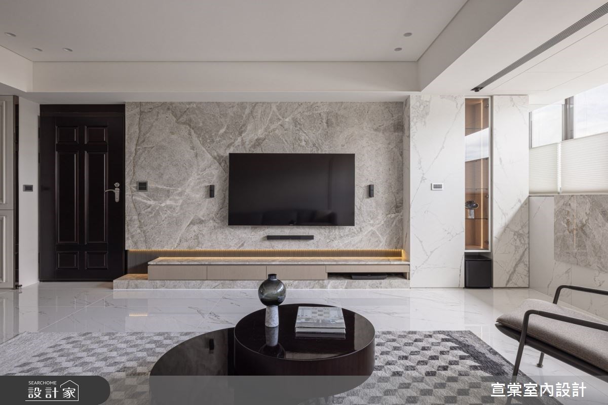 看更低底座電視櫃設計美圖