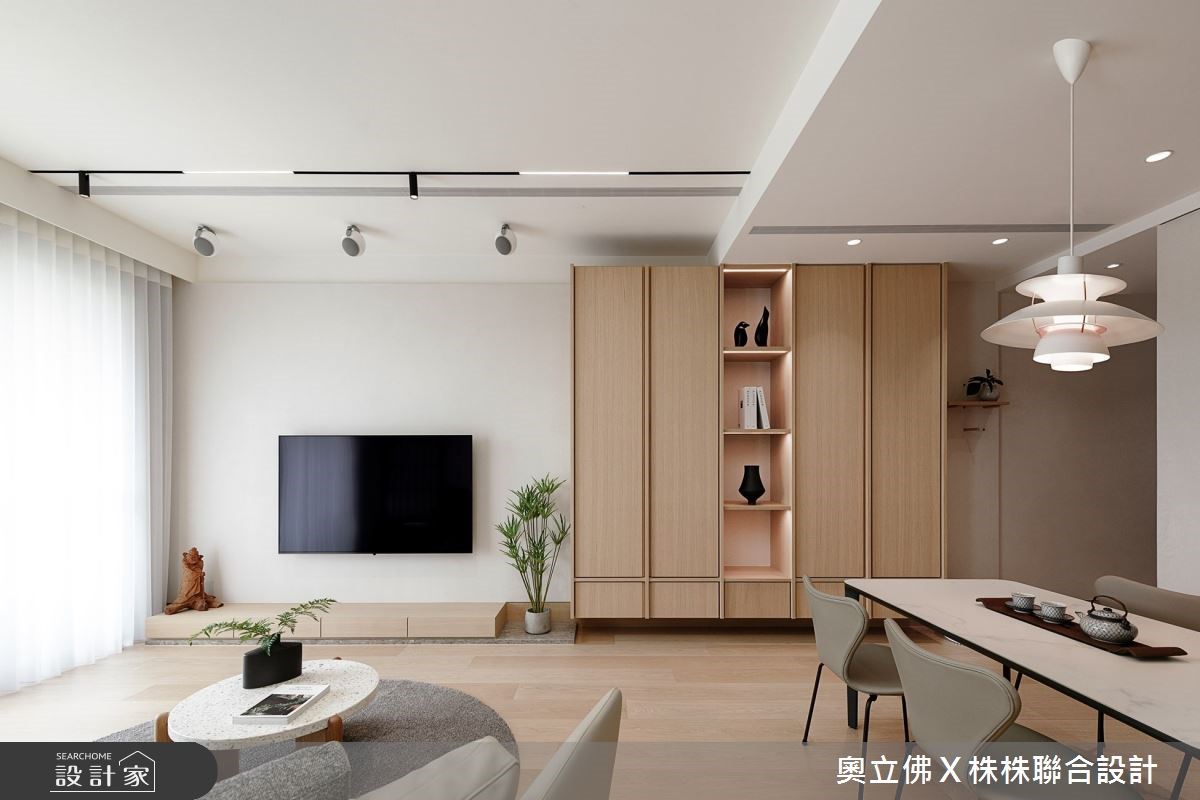 看更多側牆電視櫃設計美圖