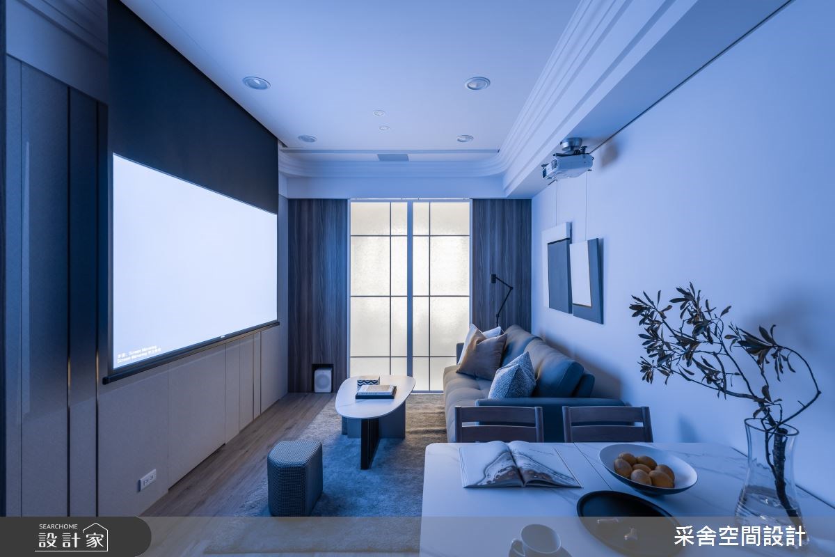 看更多投影布幕電視牆設計美圖