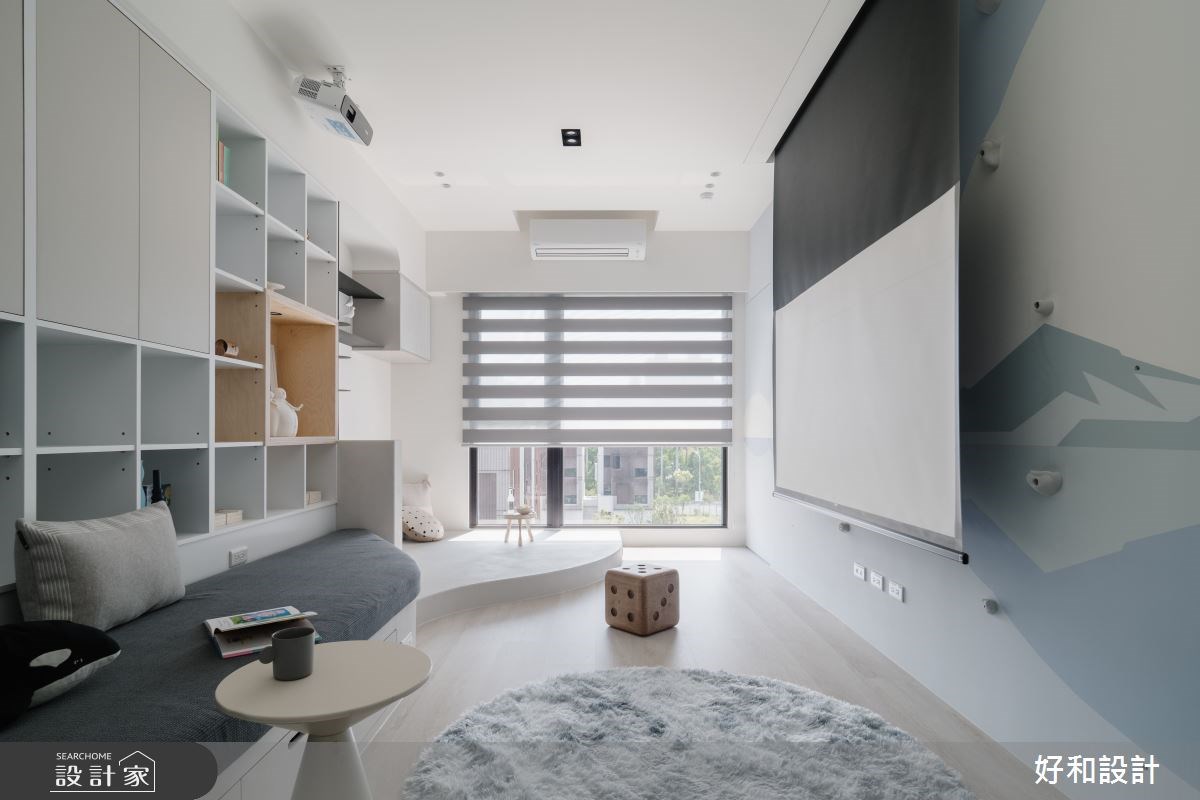 看更多投影布幕電視牆設計美圖