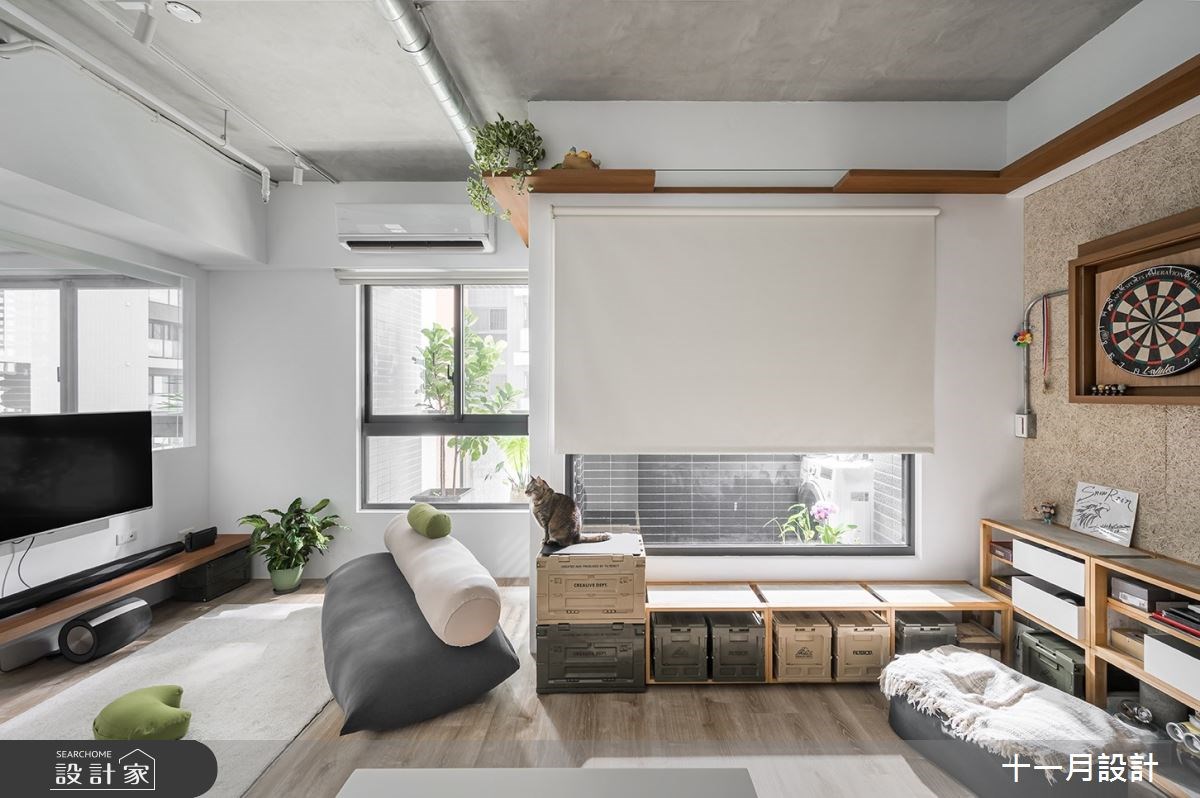 看更多投影布幕電視牆設計美圖