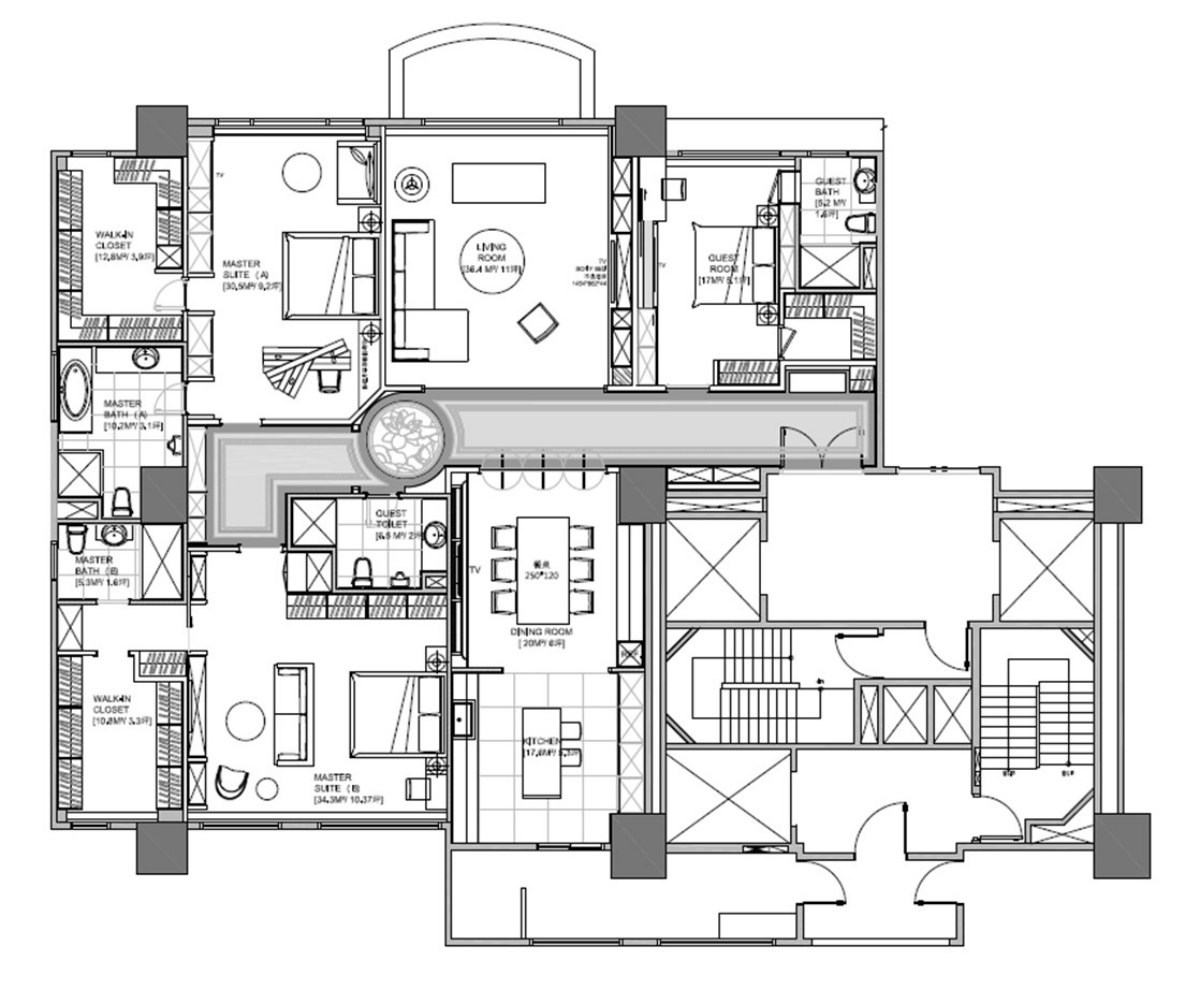平面圖提供：行濶室內裝修設計有限公司