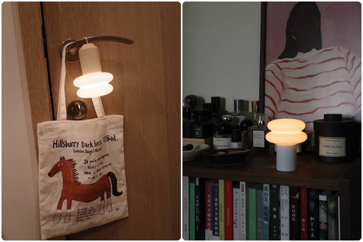 韓國 ILKW. SNOWMAN 攜帶式迷你燈|顏色選擇:奶油、冰晶藍、橙橘、白|售價 NT$ 1,180