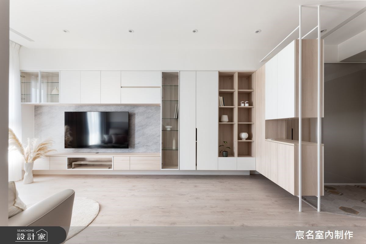 看更多拼接櫃體式屏風設計美圖