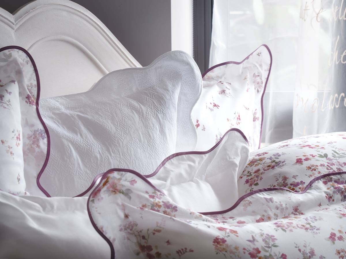 寬庭PUR潘蜜拉Melly 100% 義大利華爾天使紗GIZA埃及超長纖棉|印花寢飾 雙人四件套  優惠價NT$29,800元 (原價 NT$ 49,980元)