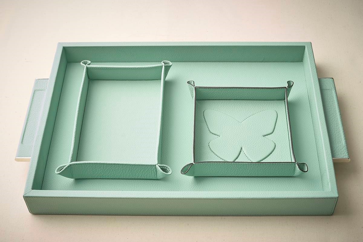 義大利CASSIGOLI 頂級皮革置物盤 售價 $7,580~$22,800