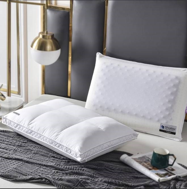 Ks夏紫Outlast®雙重舒適指壓感記憶鵝絨複合枕  一對 優惠價NT$7,980元 (原價  NT$25,800元)