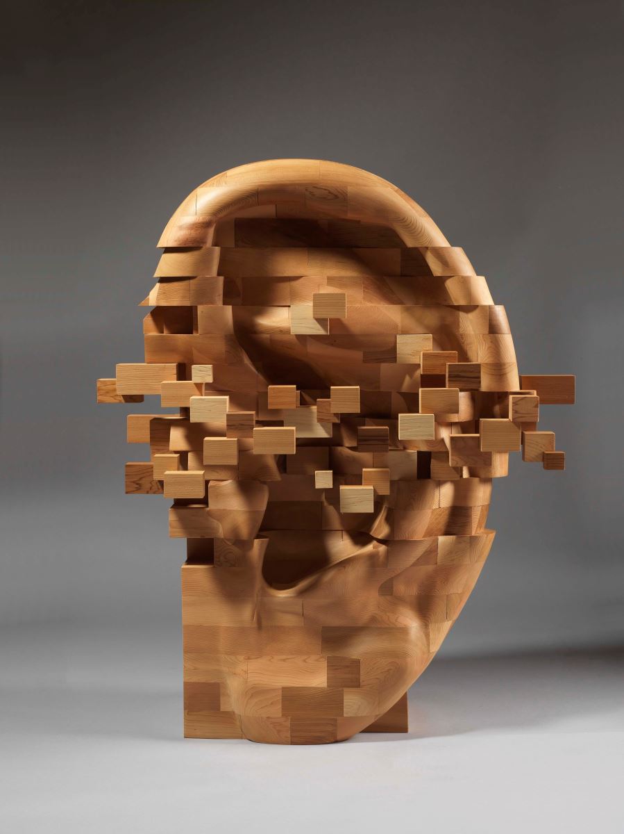 韓旭東_東之畫廊_風聲_美西側柏_98 x 82 x 36 cm