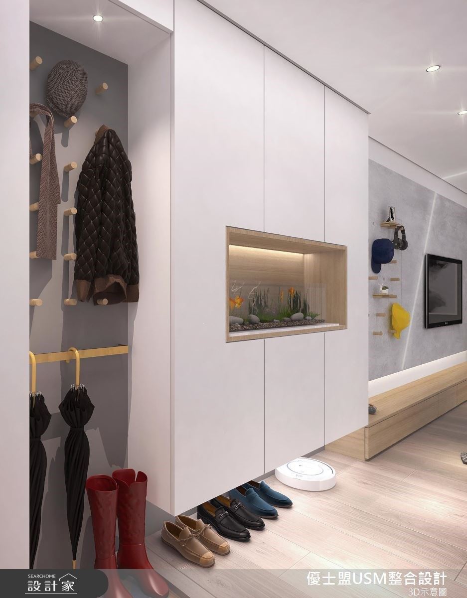 20坪/老屋/單層/一房/ 北歐風