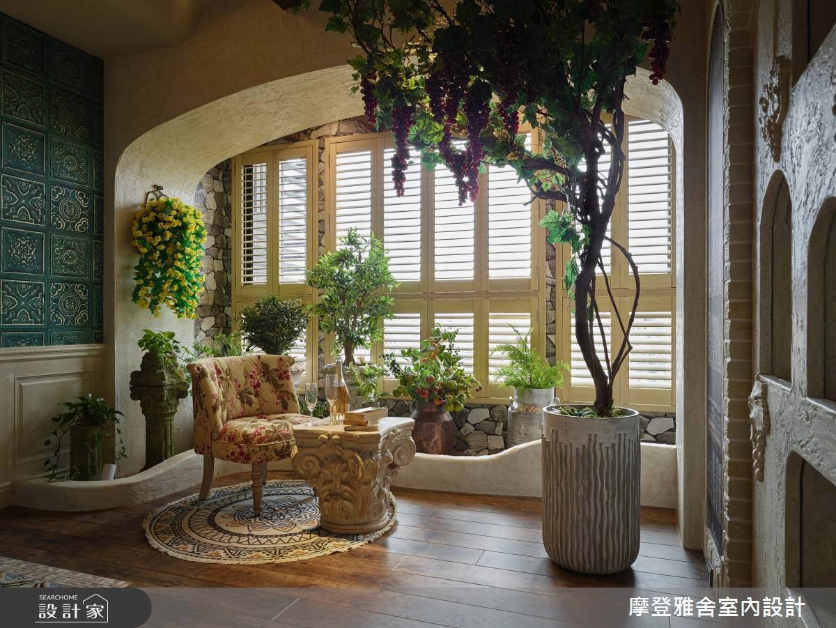 雲形牆為南歐建築最具標誌性的房屋結構。