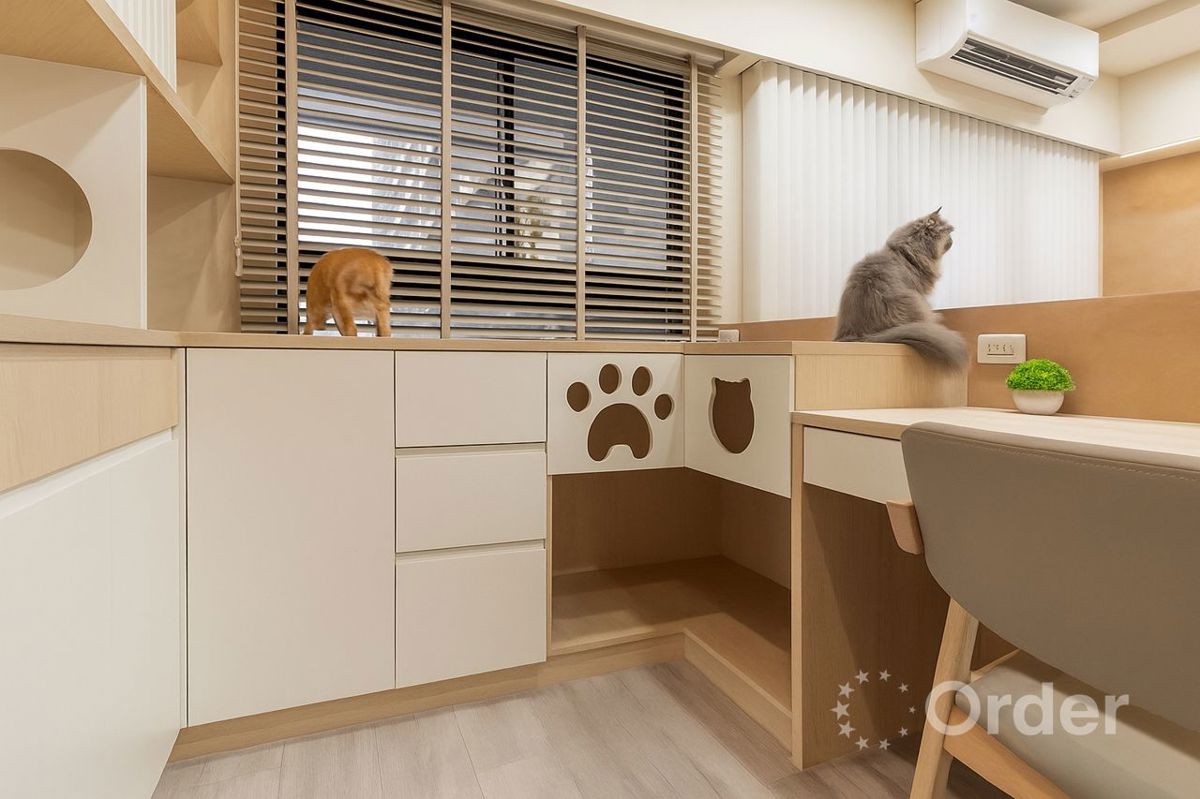 歐德傢俱打造專屬毛孩遊憩空間,兼具收納實用與趣味性,讓人寵共處更自在。