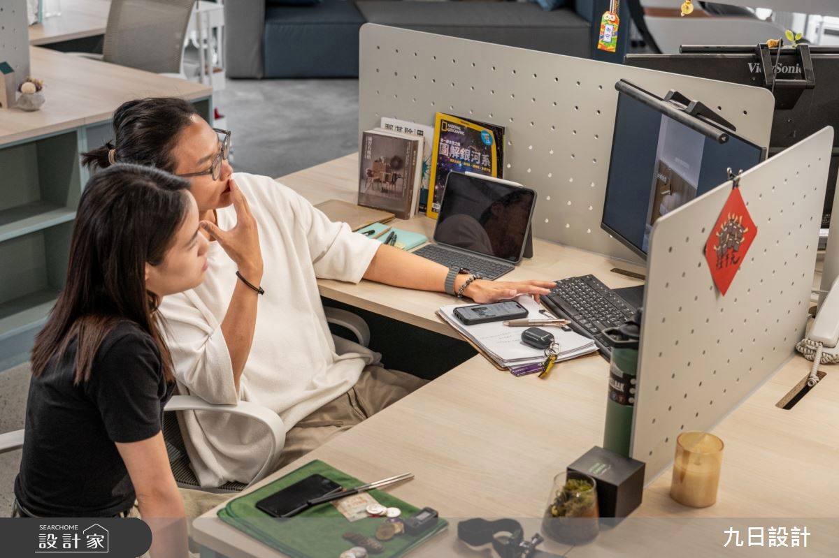 九日室內裝修設計現辦公室一隅