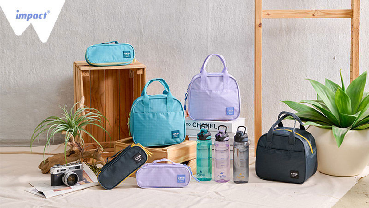 impact怡寶X馮宇聯名CANBI系列鉛筆盒/午餐袋/兒童水壺