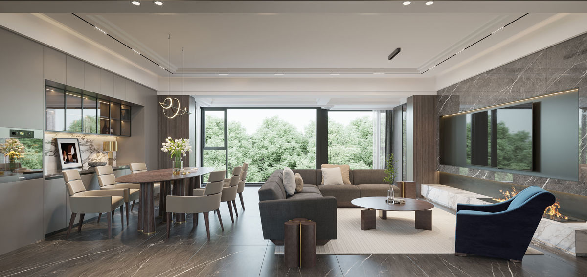 Baker-McGuire_現代新古典客餐廳