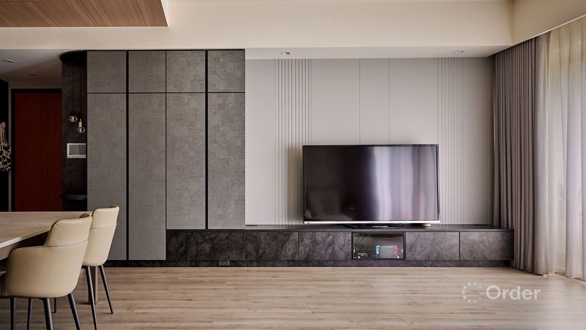 歐德「系統牆板」選用安全無毒健康綠建材，耐磨、耐髒汙、防焰、好清潔等特性，美感與實用兼具。