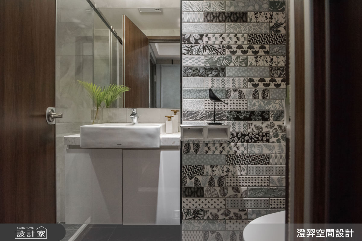 三間衛浴賦予三種風格，讓空間轉換成為生活的趣味。
