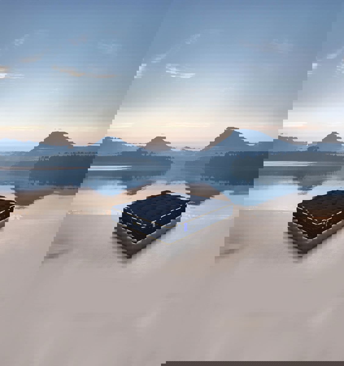 FUJITEC科技睡眠全新上市的 VELLUTO 床墊上，結合歐洲頂級工藝設計，打造出頂級歐式睡感床墊（圖_FUJI 提供）