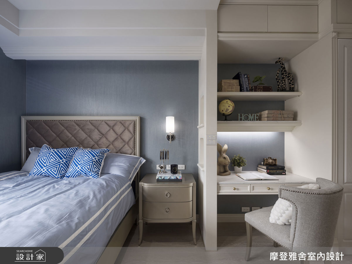 以色彩作為情感載體,使三代共居的住宅擁有深刻連結。