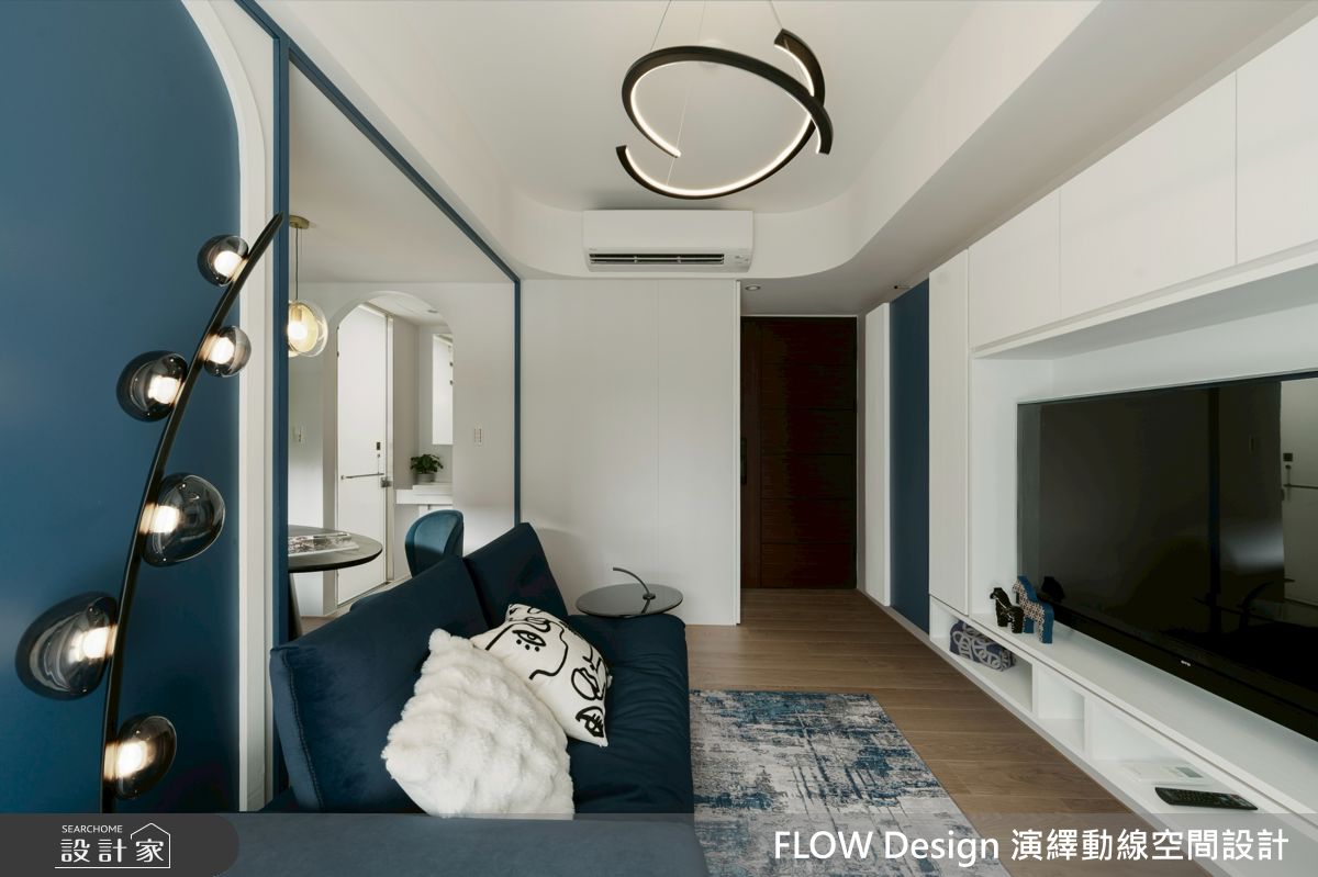 演繹動線藍色摩登風02