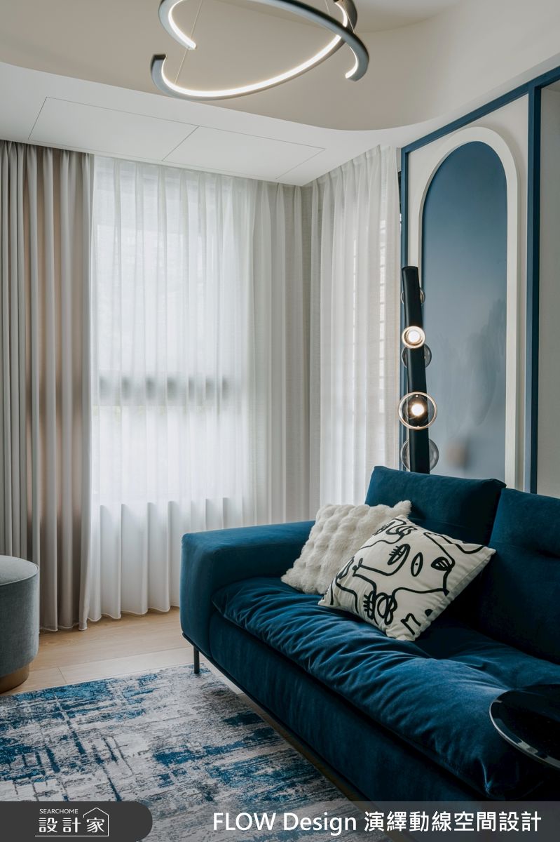 演繹動線藍色摩登風05