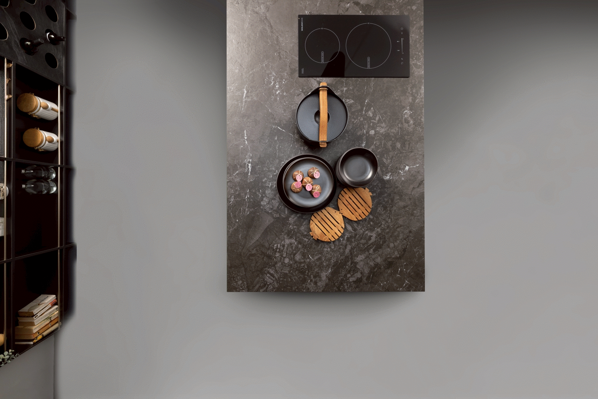 雙向開啟抽屜:讓中島更實用,不同位置的人都能拿取,提升動線便利。 雙向開啟抽屜:讓中島更實用,不同位置的人都能拿取,提升動線便利。