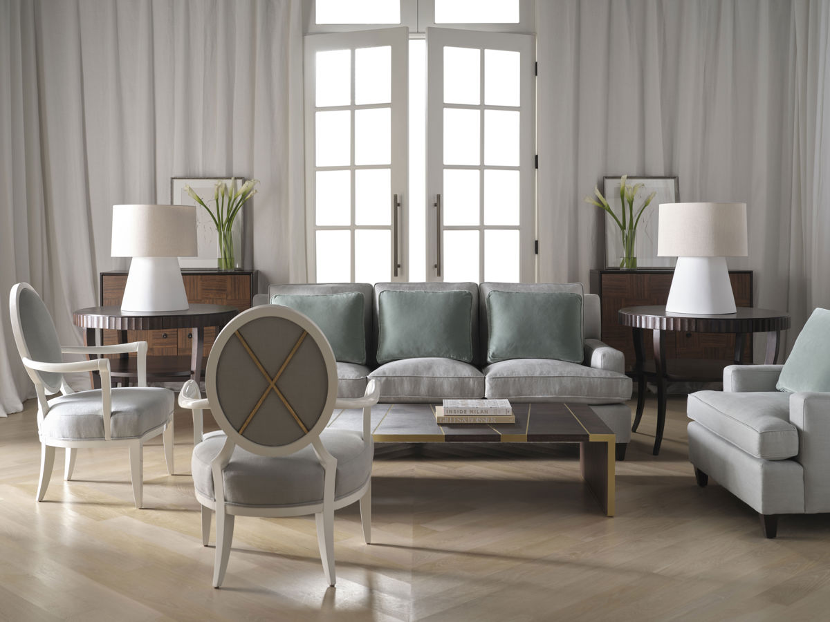 Baker-McGuire_The Baker Reserve Collection_Loose Back Sofa_Oval X Back Lounge Chair_圖片提供_Baker-McGuire 貝克傢俱