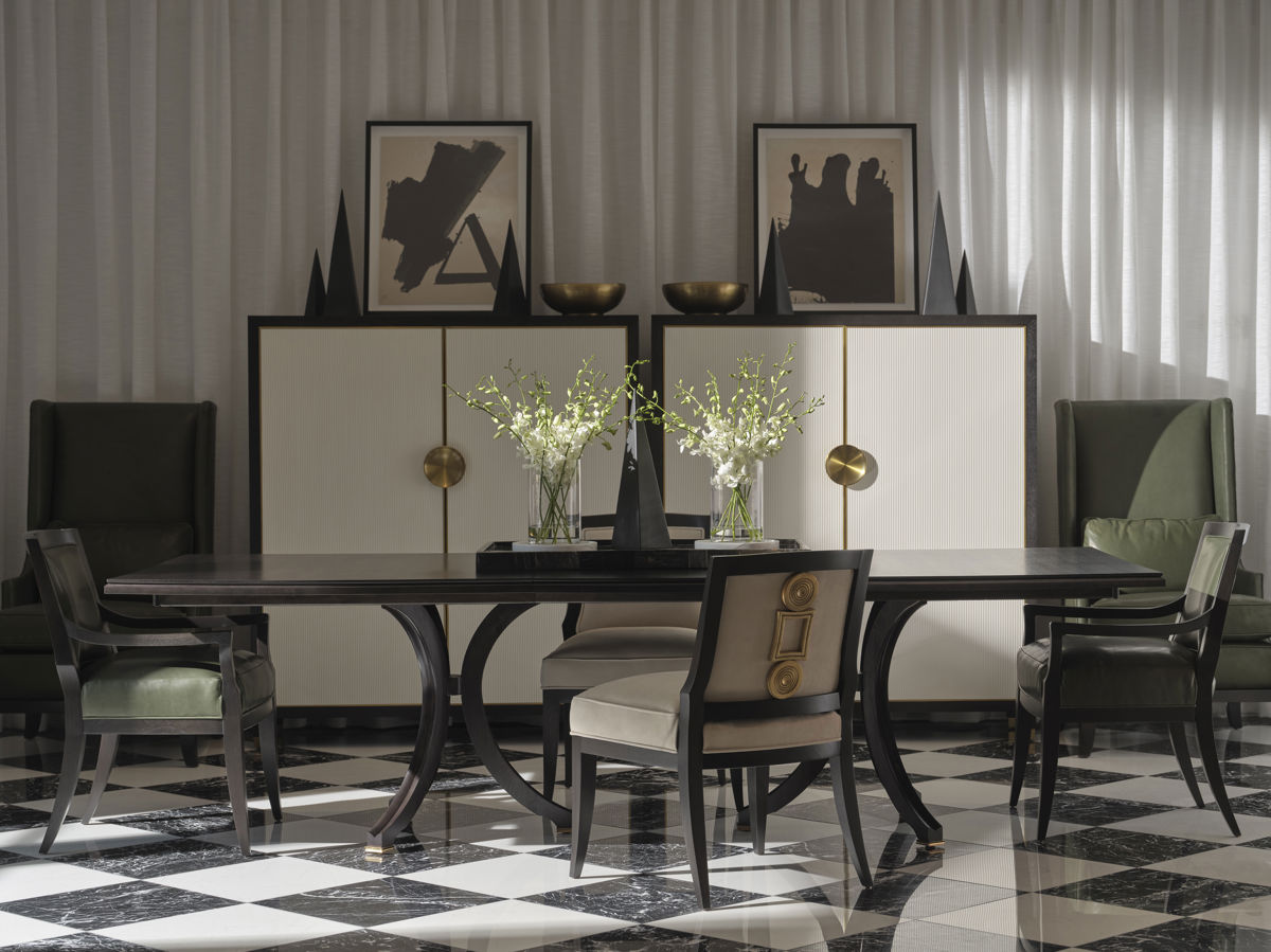 Baker-McGuire_Vienna Dining Table_Vienna Side Chair_圖片提供_Baker-McGuire 貝克傢俱