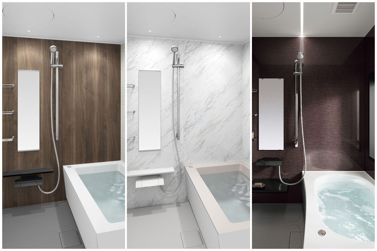 Panasonic整體衛浴設計隨著技術進化，跳脫傳統膠囊式印象，轉而結合異材質；透過融入仿木質、石材或磁磚等自然元素，為空間提供更豐富的設計選擇。