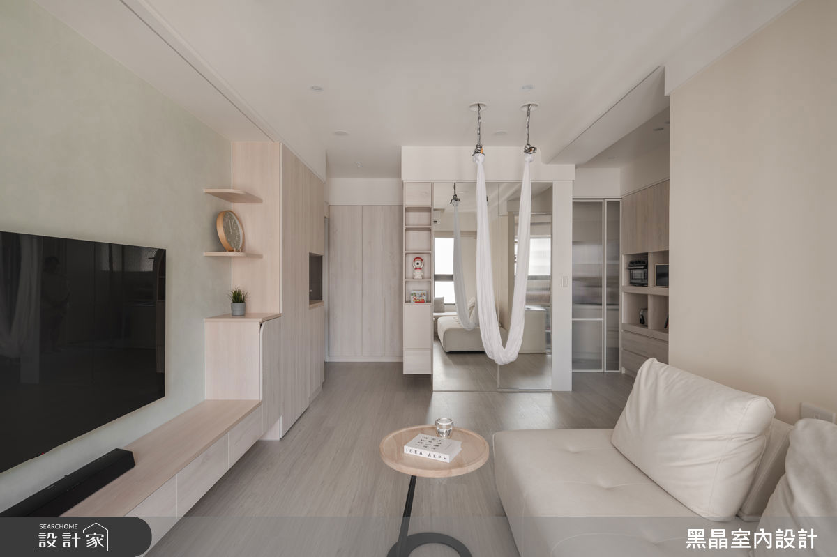 奶油北歐風,黑晶07