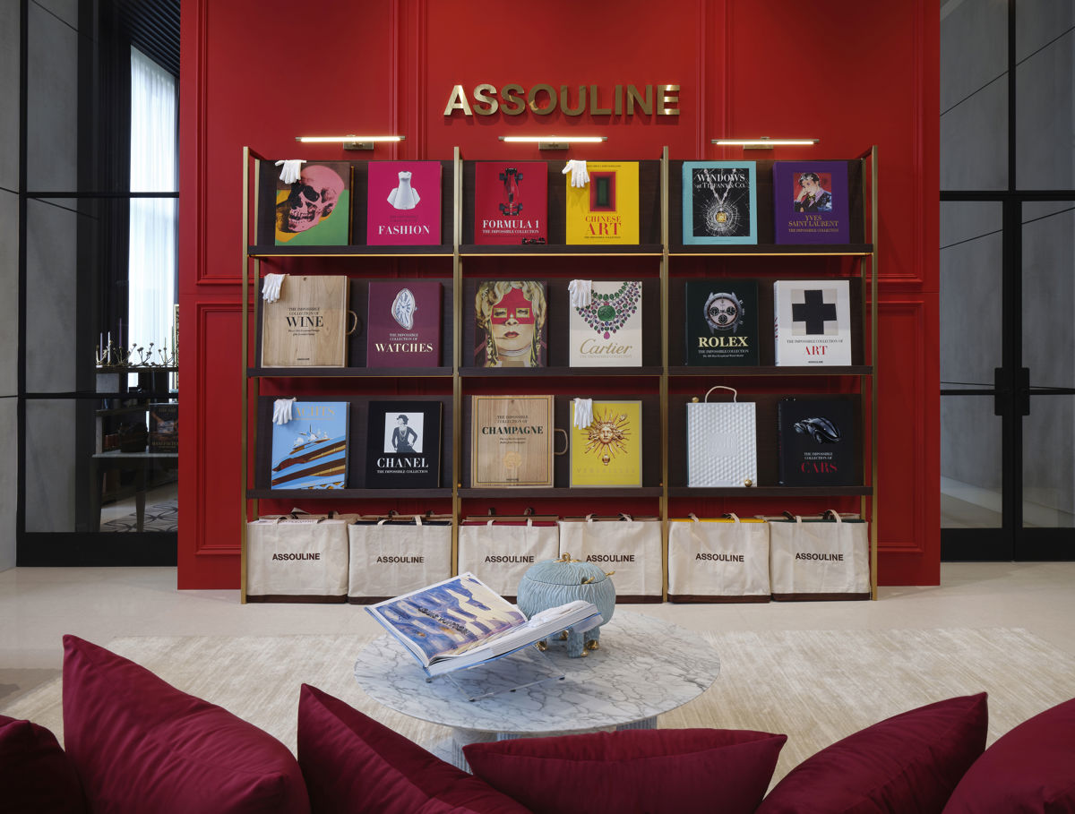 Assouline branded corner(圖片提供 : Baker-McGuire 貝克傢俱)