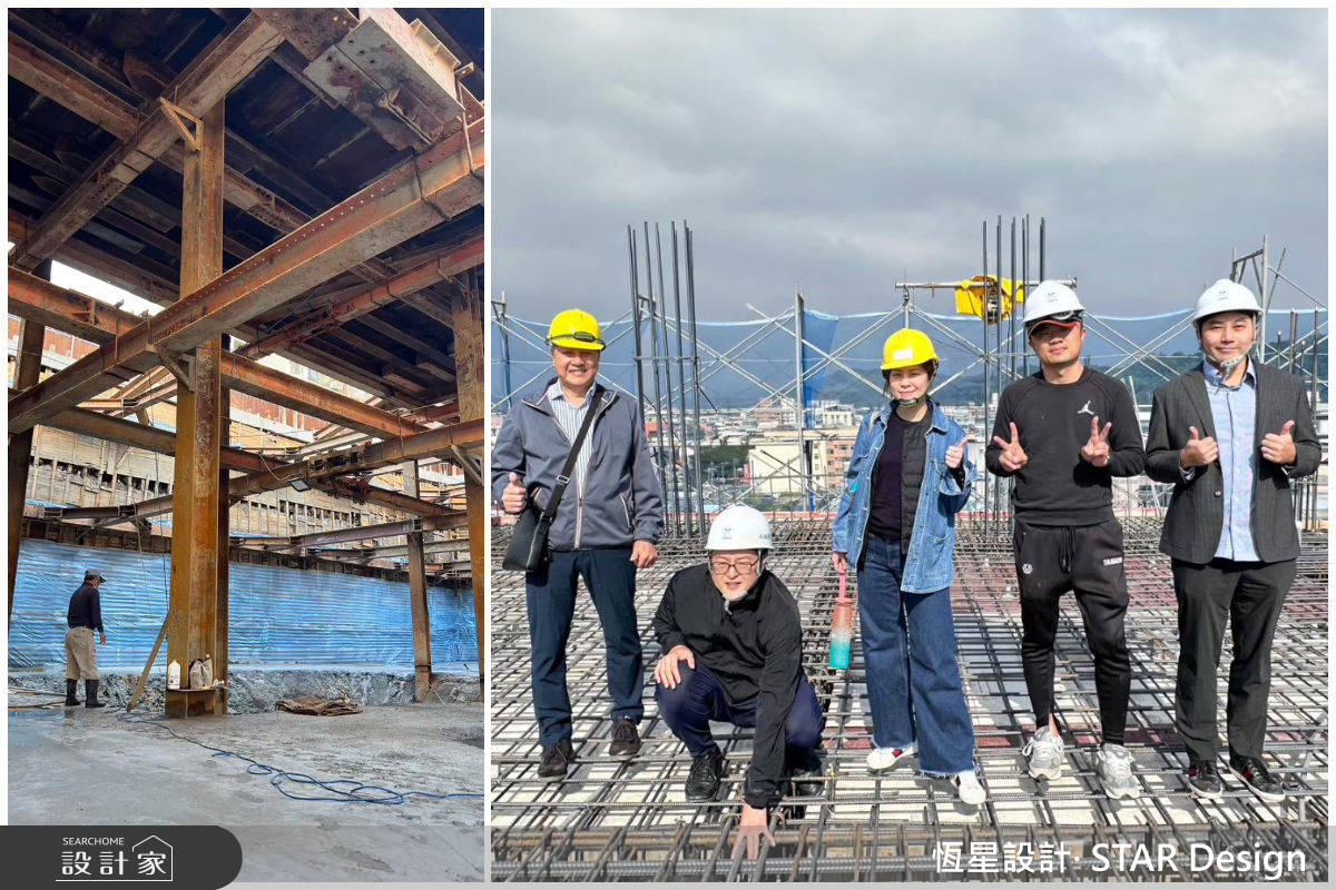 團隊與建築施工紀錄