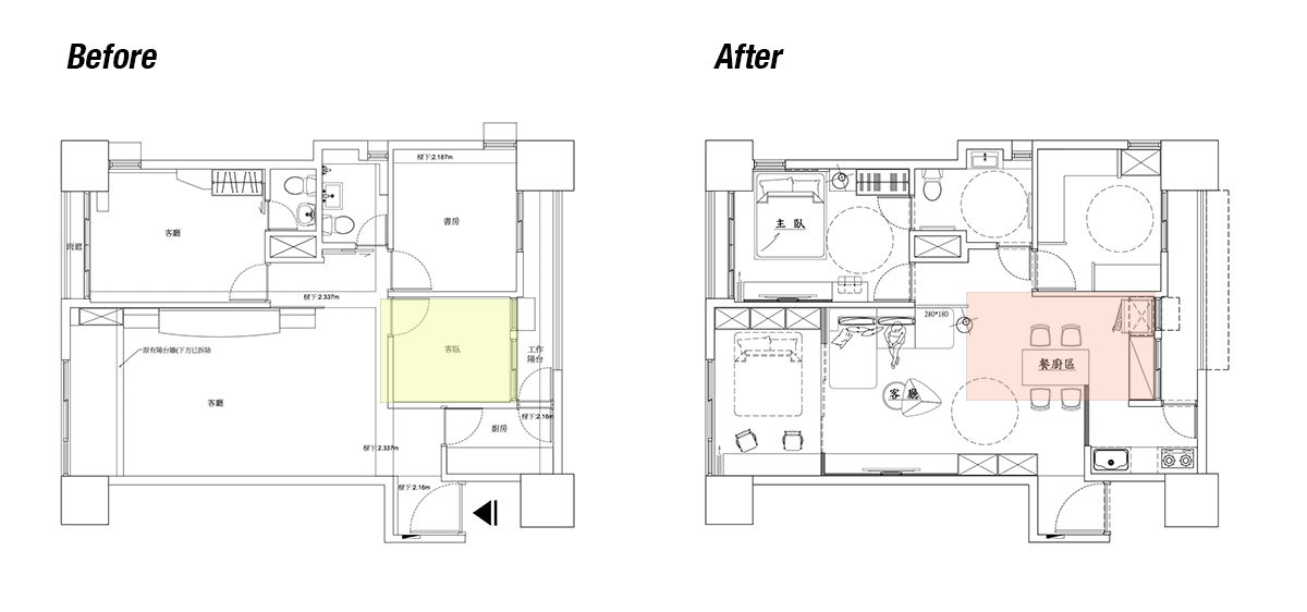 （Before+After）平面圖提供_城藝空間設計