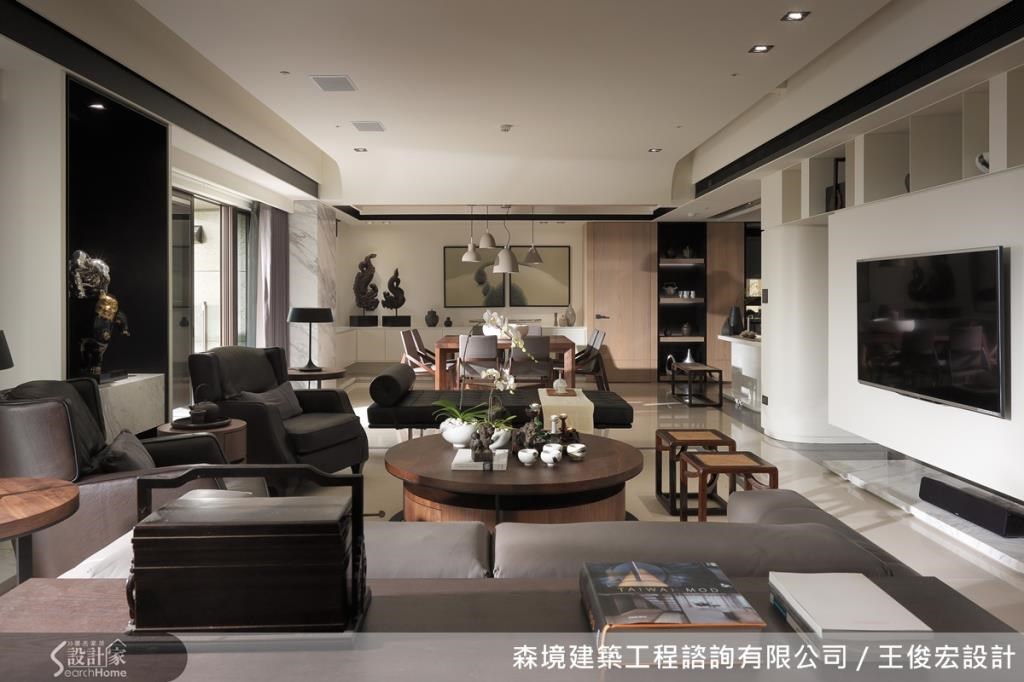 以現代風格見長的王俊宏設計,近年來在上海成立森境建