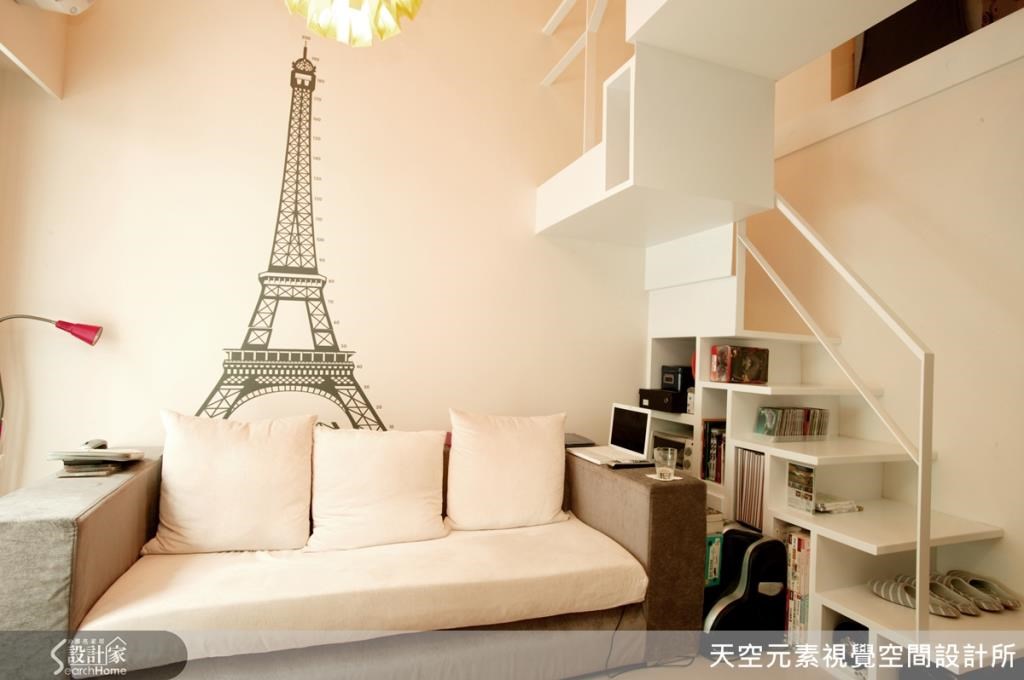 本案位於新竹市區,為10坪(單層5坪)的夾層預售屋,在