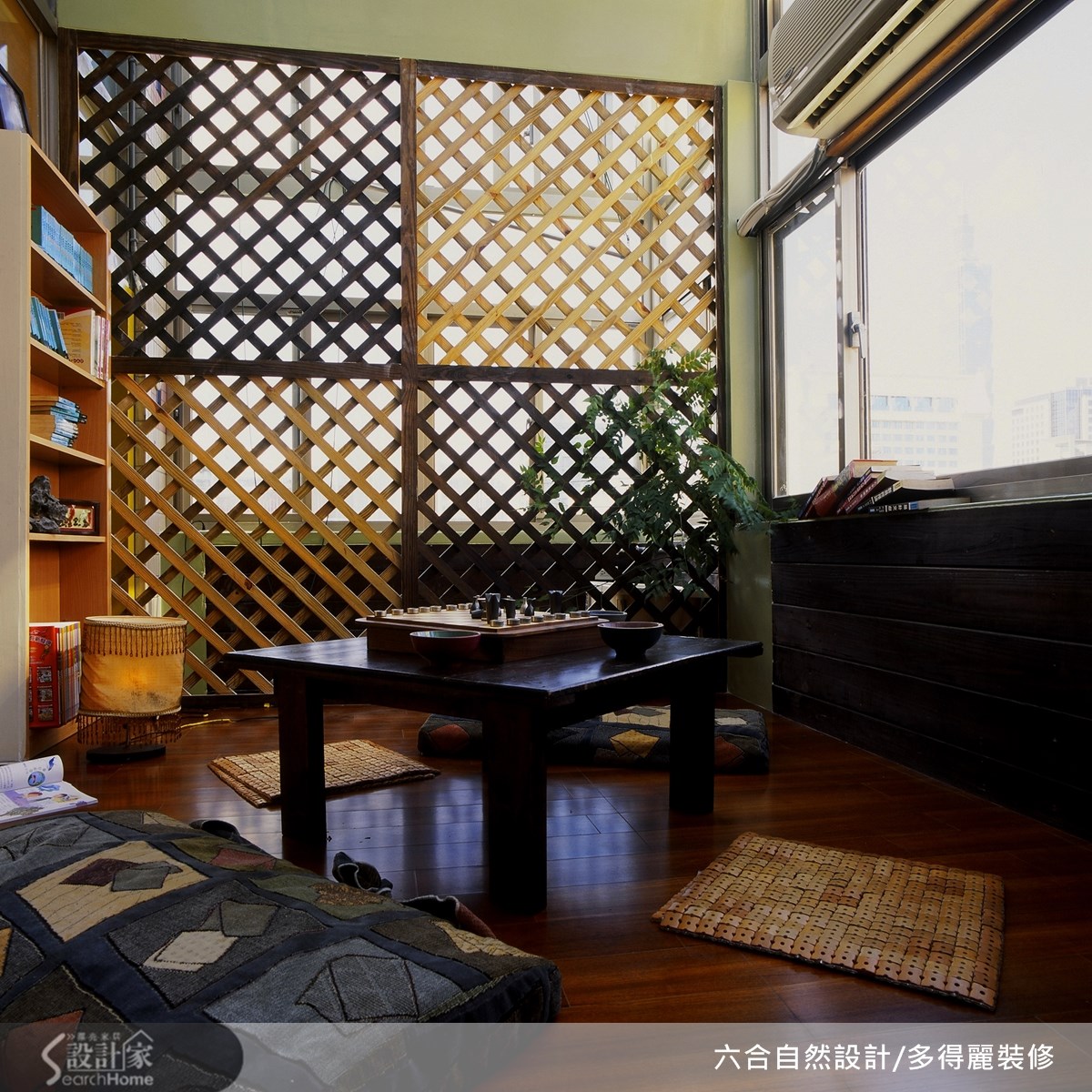 一家四口搬入了位於新北市板橋區 20 坪新成屋,原僅有