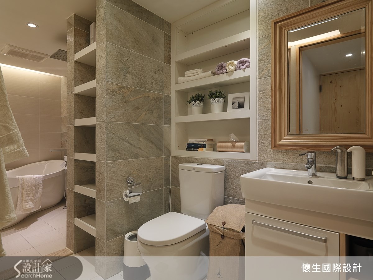 本案例位於台北市,空間坪數 35 坪,屬於老屋改建的案