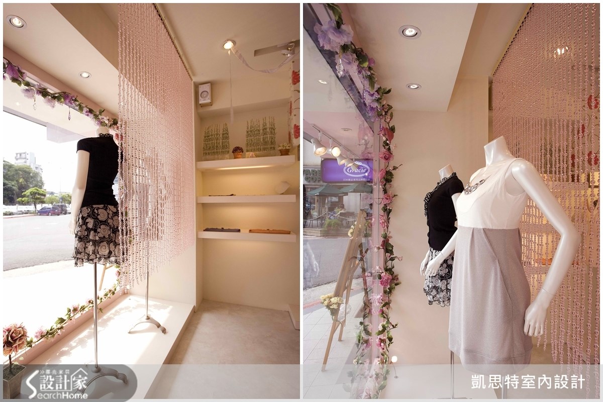 位於大安區光復南路上有一間服飾店,店內空間 15 坪,
