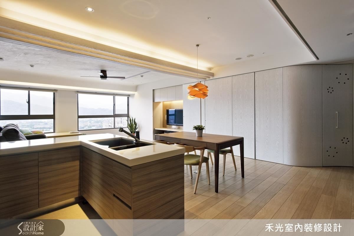 色彩對於空間而言,就像畫布旁的調色盤,扮演著重要的