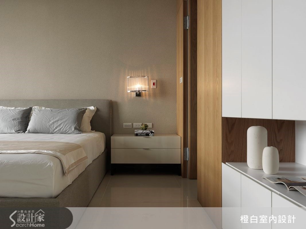 即將退休的屋主夫婦、與兒子共同生活,喜歡簡單空間、